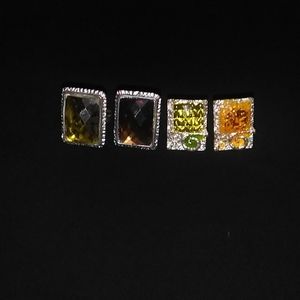 One set of four rings, adjustable sizes from S to